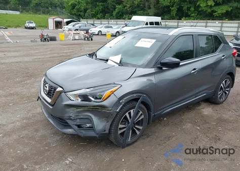 2020 Nissan Kicks Sr Xtronic Cvt из США, поврежденный, VIN 3N1CP5DV7LL549572